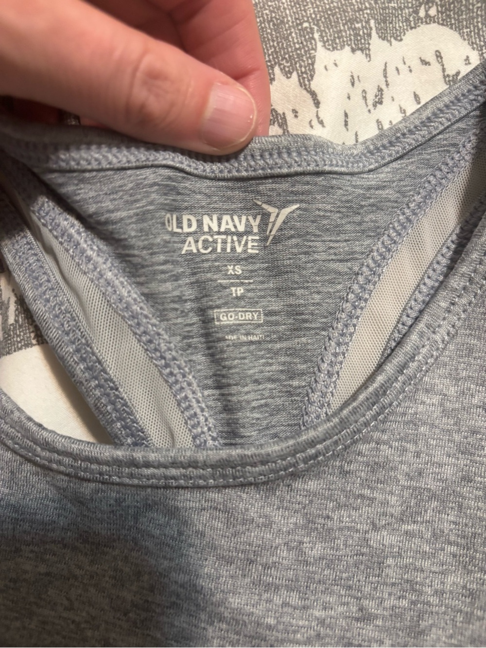 🟤🟤Women's Gray Racerback Performance Tank Top - Picture 2 of 2